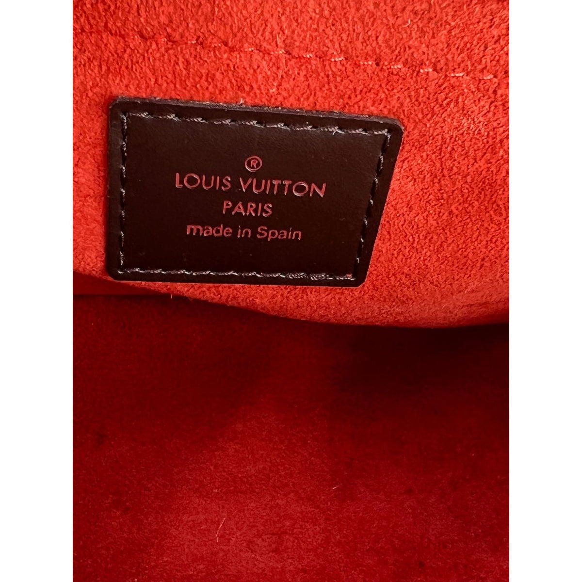 LOUIS VUITTON LOUIS VUITTON Sarria Mini Handbag N51286 Damier PVC canvas  Ebene Used Women LV N51286