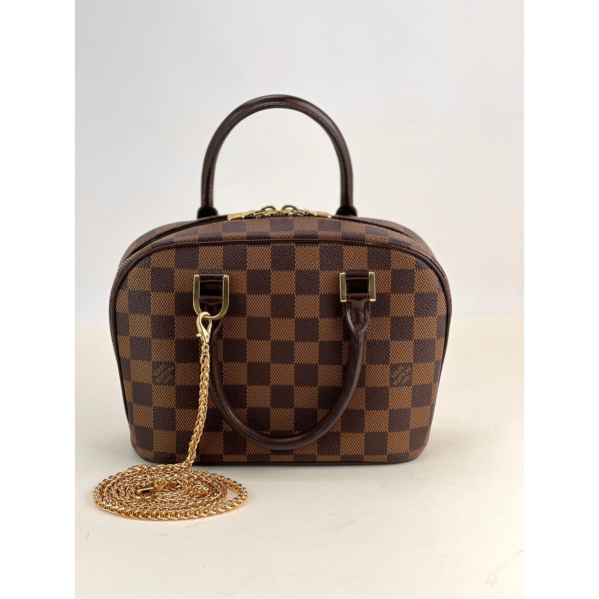 Louis Vuitton Sarria Mini Damier Ebene Canvas Hand Bag – Debsluxurycloset