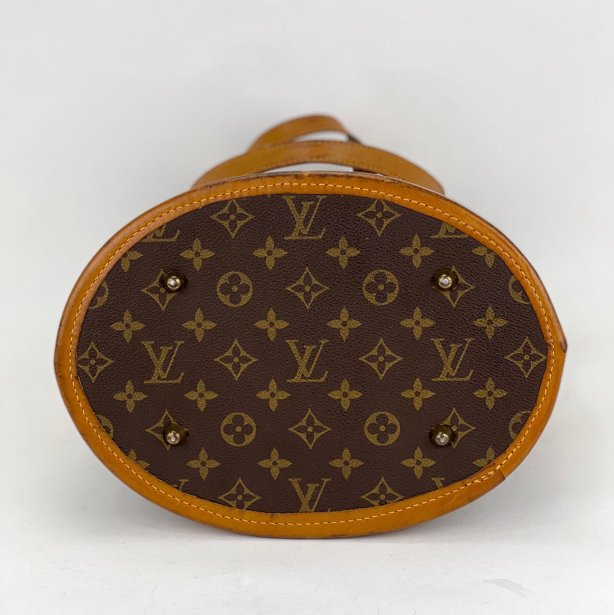 Louis Vuitton Bag Monogram Bucket GM Canvas Shoulder Hand Bag
