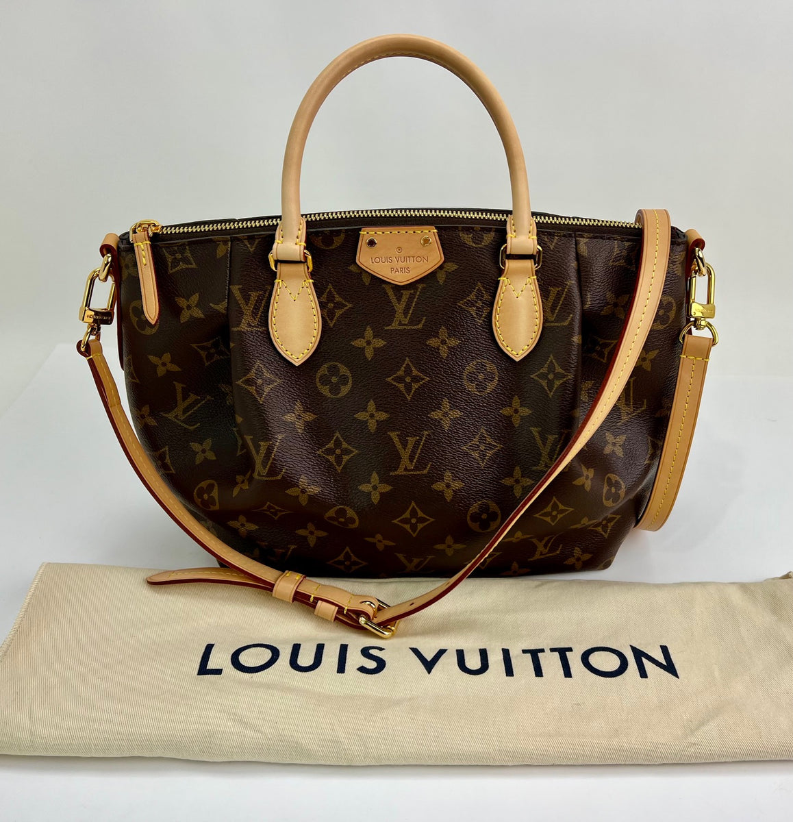 LOUIS VUITTON Turenne PM 2Way Hand Bag Monogram Leather Brown M48813 20YB088