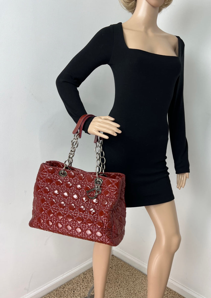 Dior Cannage Large Leather Chain Tote Bag Preowned – Debsluxurycloset