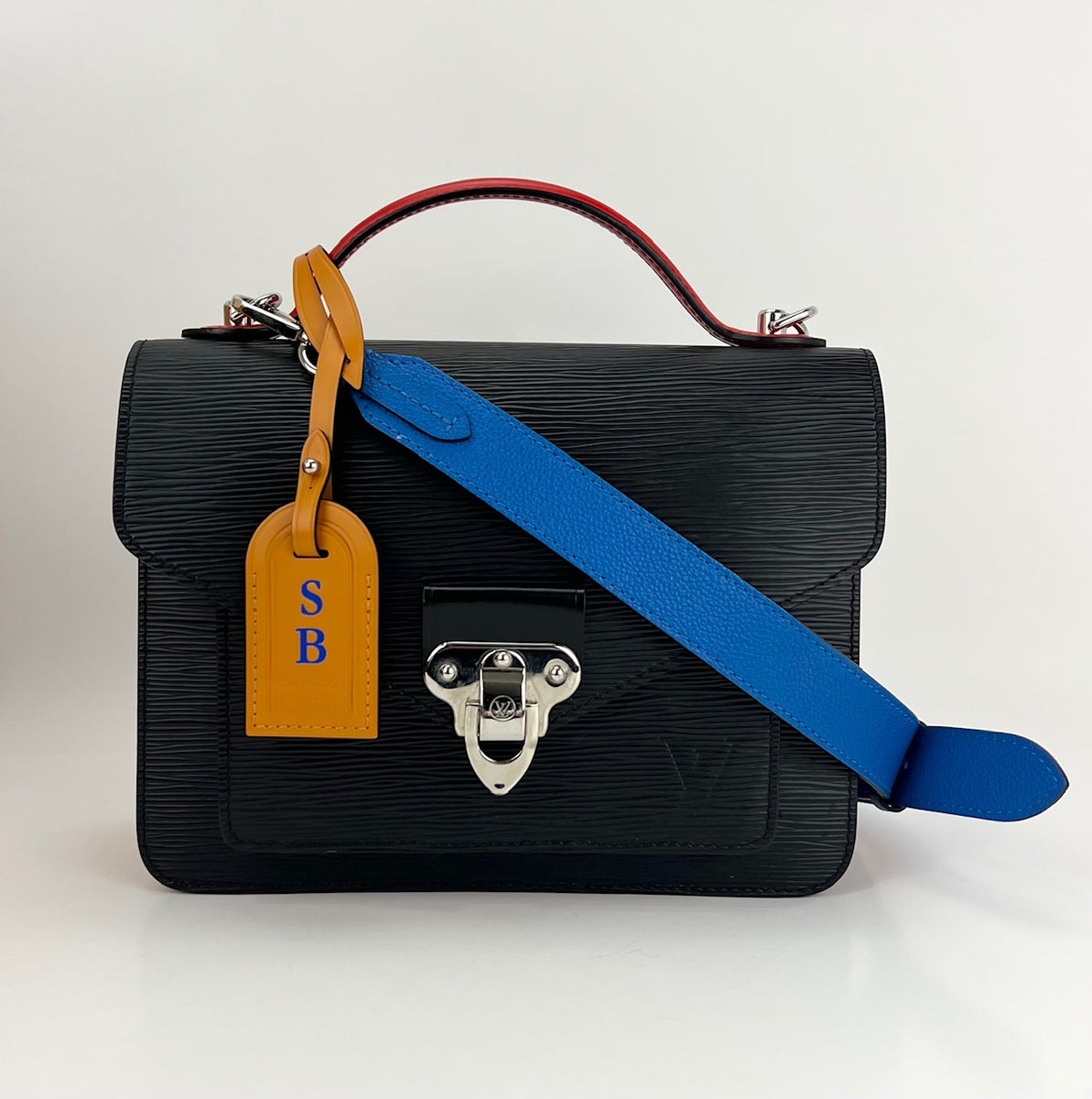 Neo monceau leather handbag Louis Vuitton Multicolour in Leather
