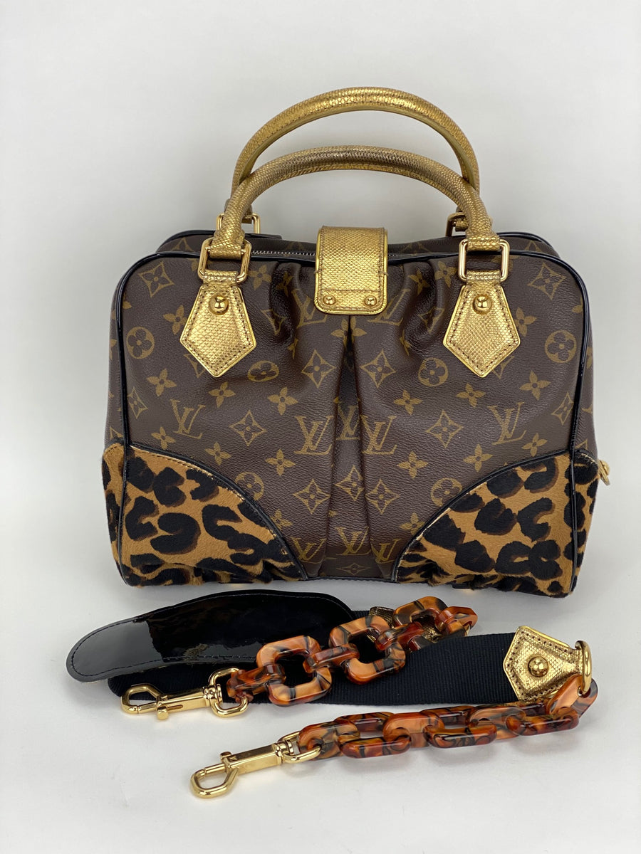 Louis Vuitton Limited Edition Monogram Leopard Adele Bag - Yoogi's
