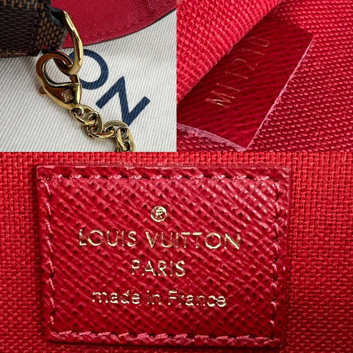 Louis Vuitton Pochette Felicie Brown Damier Ébène Canvas Shoulder