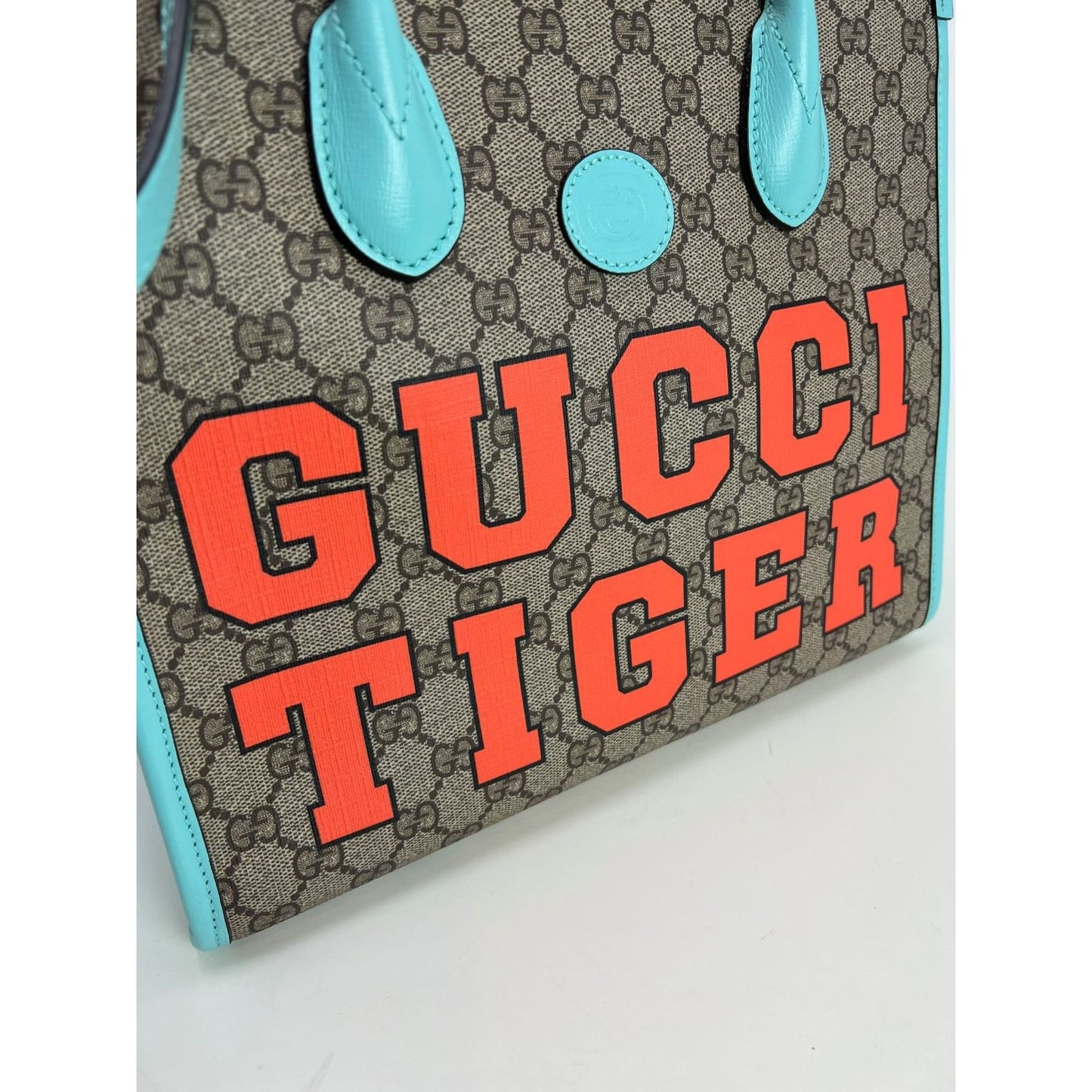 Gucci Multicolor GG Supreme Coated Canvas and Leather Bengal Tiger Shopper  Tote at 1stDibs