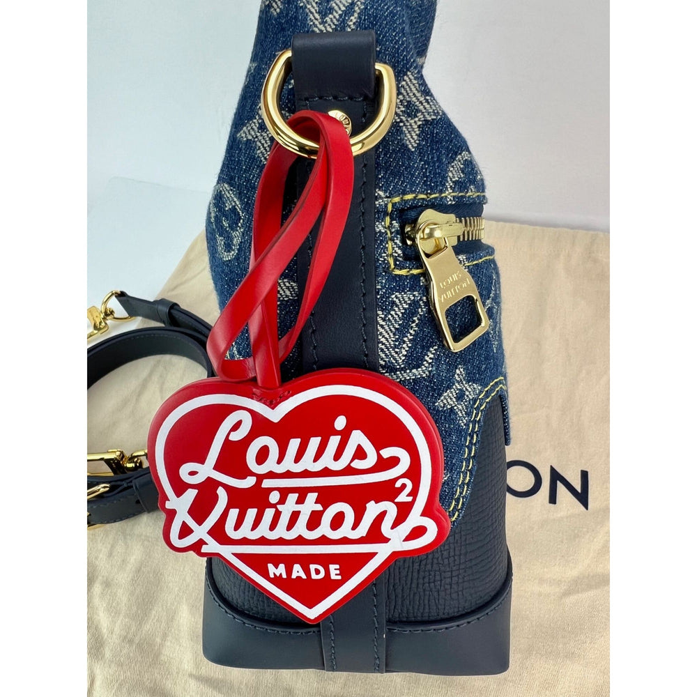 
                  
                    Louis Vuitton X Nigo Taurillon Monogram Blue Denim Japanese Cruiser Crossbody Bag
                  
                