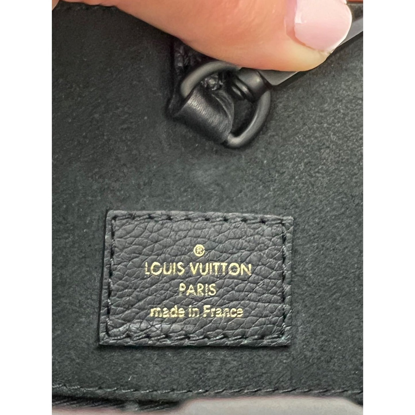 
                  
                    Louis Vuitton Lockme Monochrome PM Black Leather Tote
                  
                