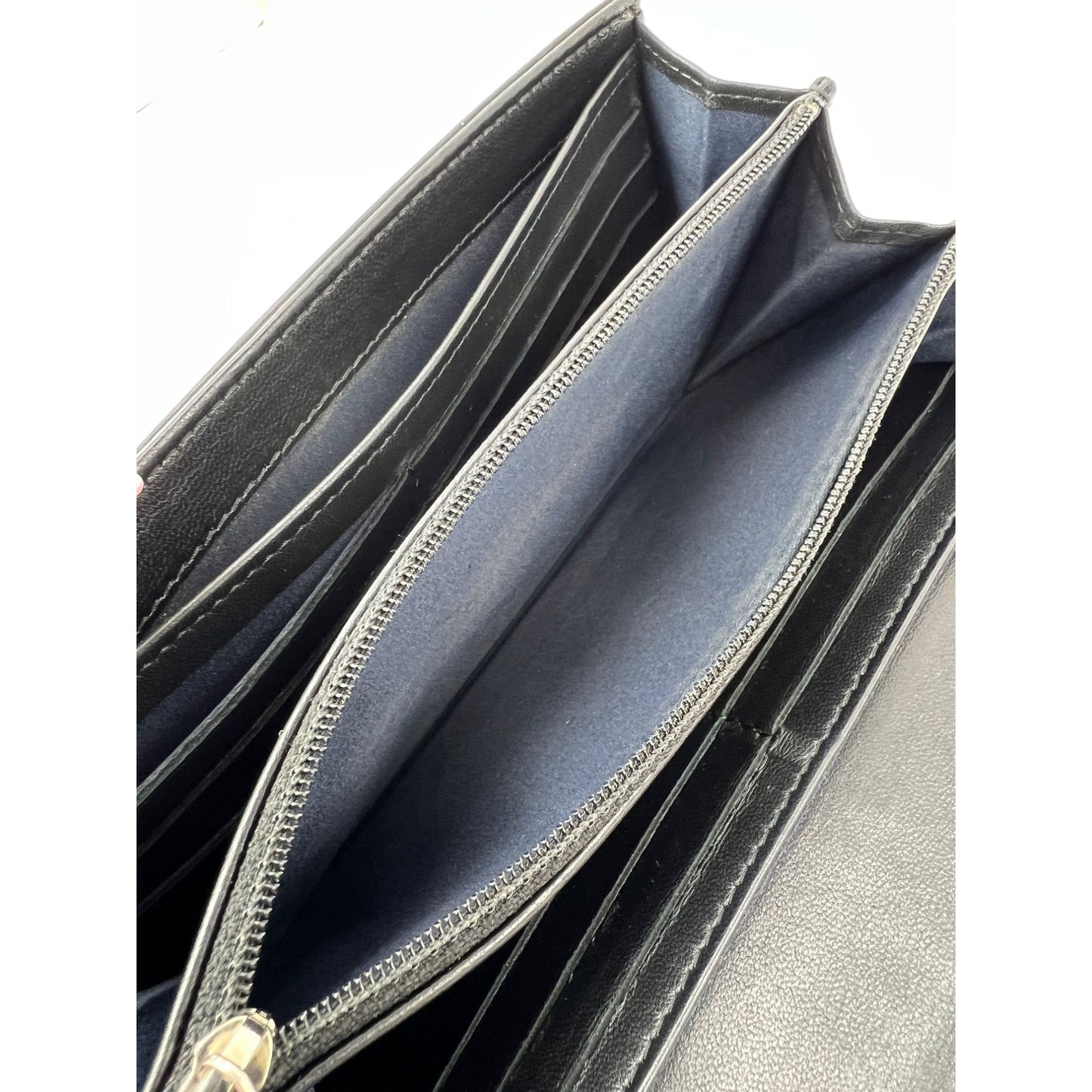 
                  
                    Chanel Airline Triple CC Logo Long Wallet Clutch
                  
                