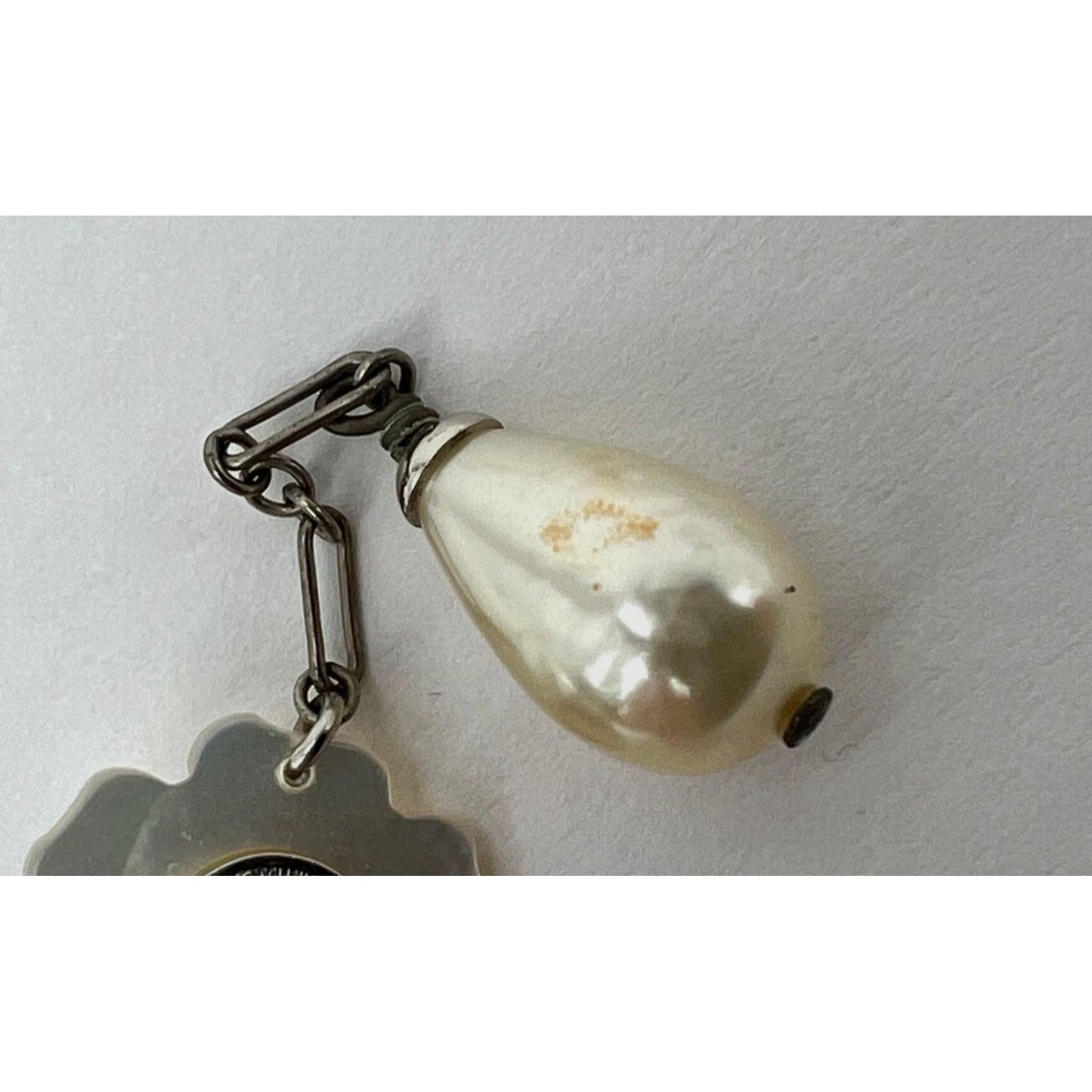 
                  
                    Chanel Camellia Faux Pearl Drop Earrings Vintage
                  
                