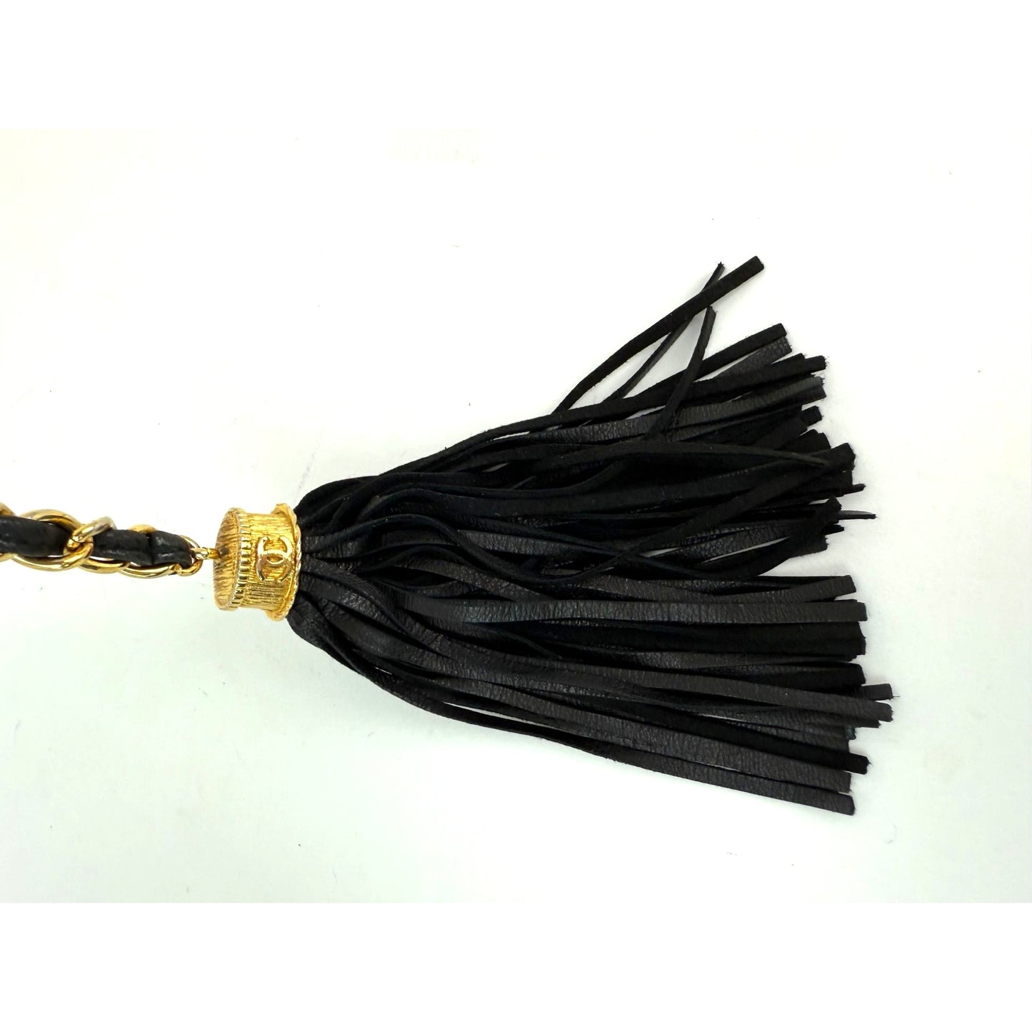 
                  
                    Chanel Lambskin Diamond Quilted CC Tassel Black Clutch Bag
                  
                