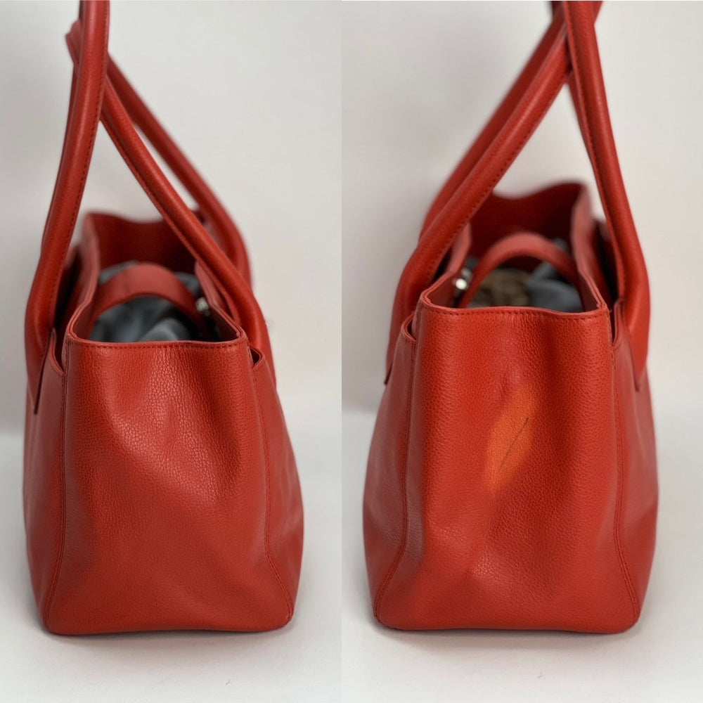 Chanel Black Calfskin Executive Shopper Shoulder Tote Bag