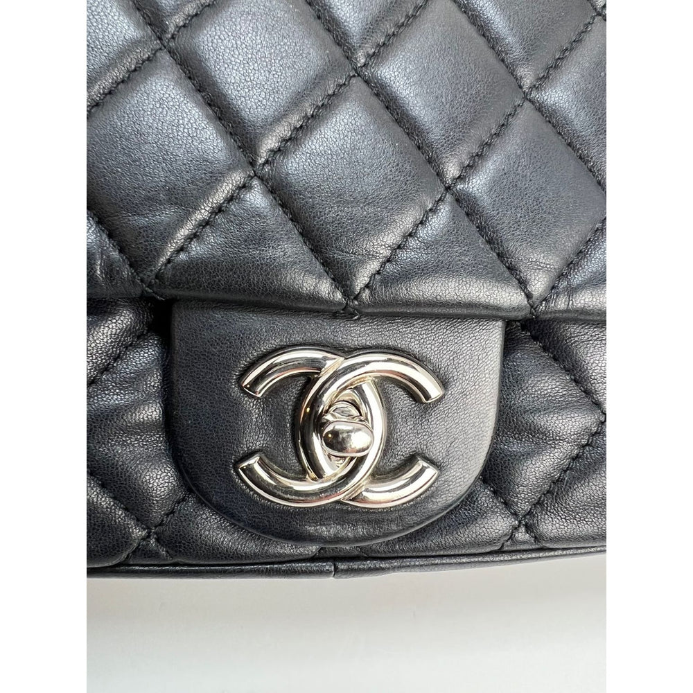 Chanel Fuchsia Quilted Lambskin L-Zip Wallet - Ann's Fabulous