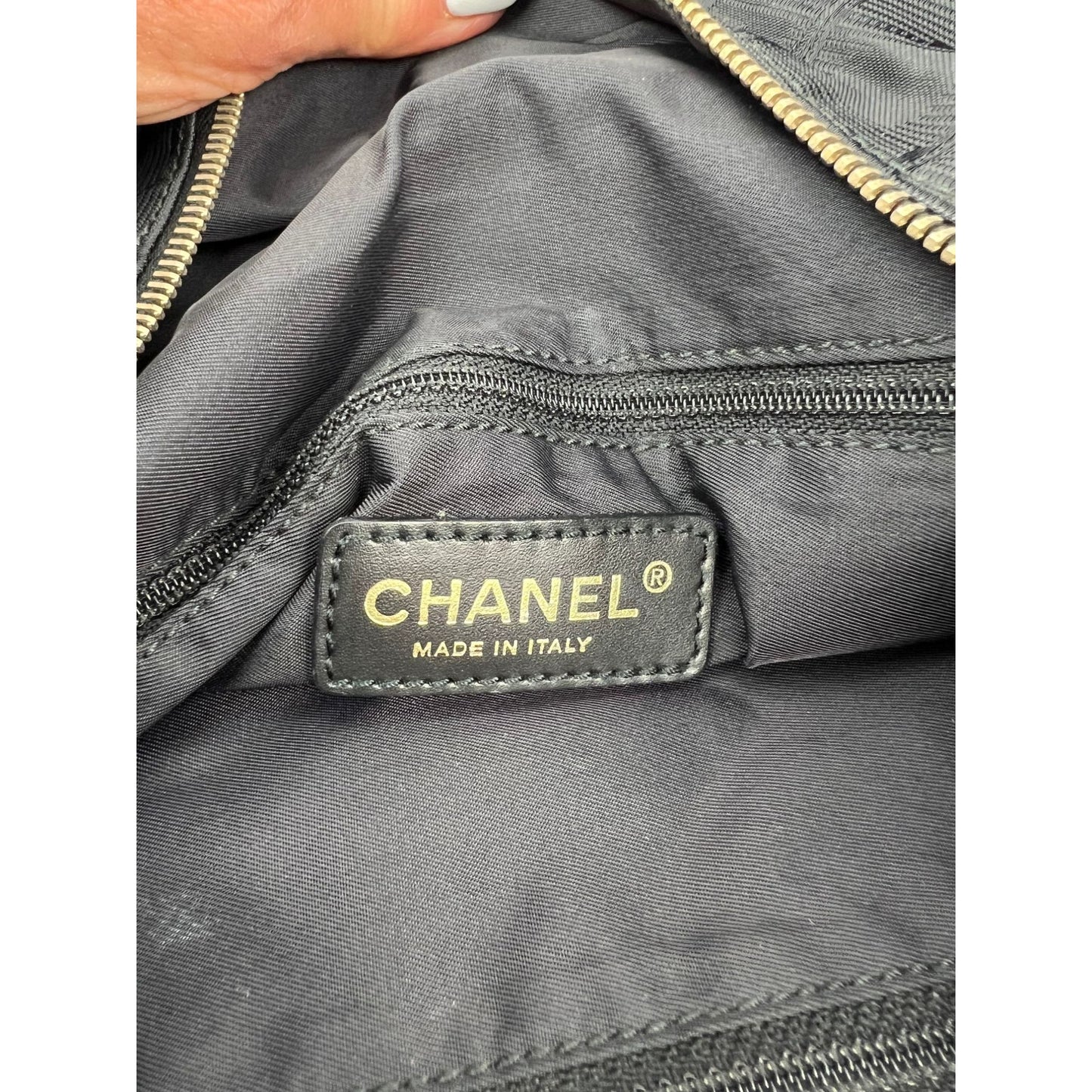
                  
                    Chanel Nylon Black Travel Tote Vintage
                  
                
