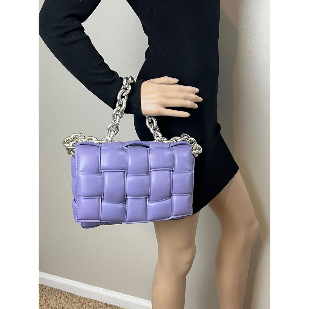 
                  
                    Bottega Veneta Padded Chain Cassette Purple Hand Shoulder Bag
                  
                