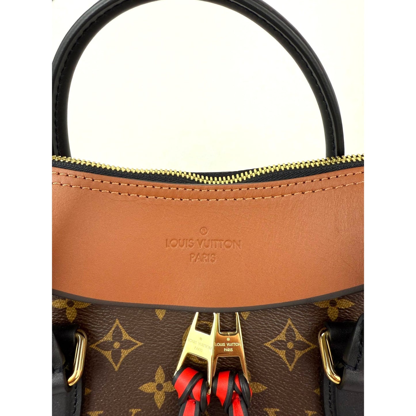 
                  
                    Louis Vuitton Monogram Tuileries Caramel Rouge Shoulder Bag
                  
                