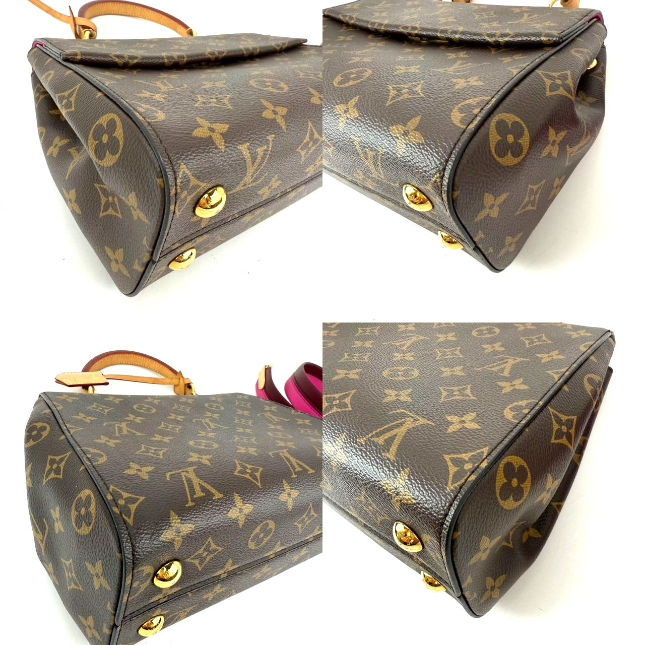 
                  
                    LOUIS VUITTON Cluny BB Bordeaux Fuchsia Monogram Shoulder Bag
                  
                