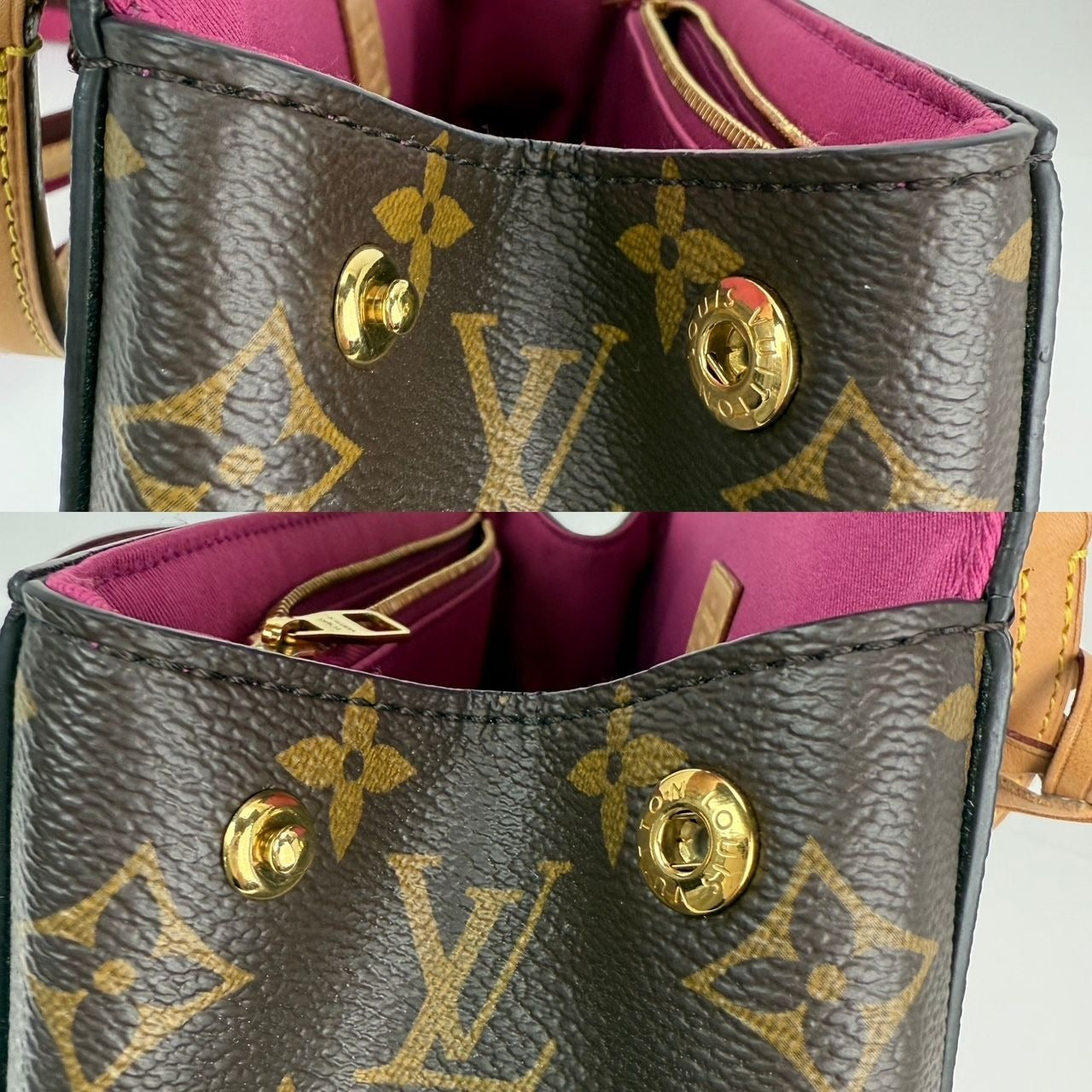 
                  
                    LOUIS VUITTON Cluny BB Bordeaux Fuchsia Monogram Shoulder Bag
                  
                