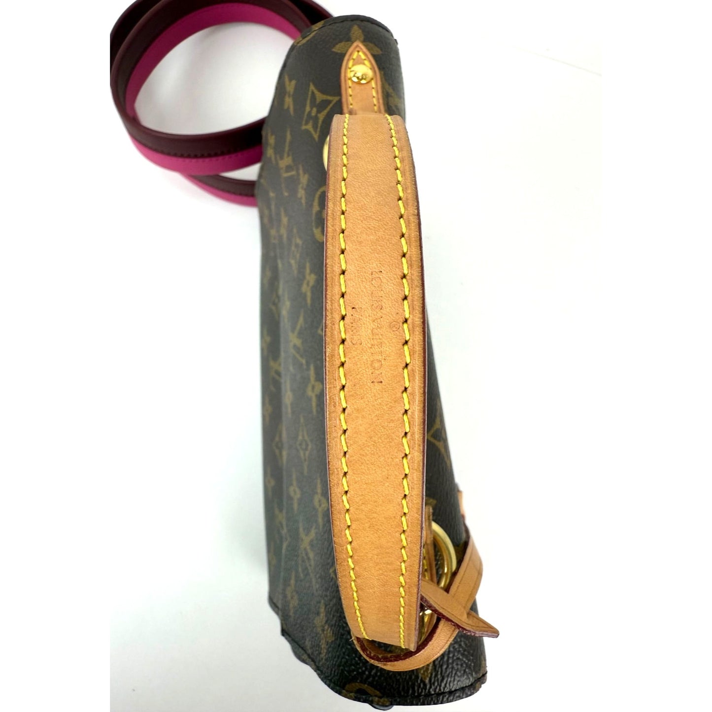 
                  
                    LOUIS VUITTON Cluny BB Bordeaux Fuchsia Monogram Shoulder Bag
                  
                