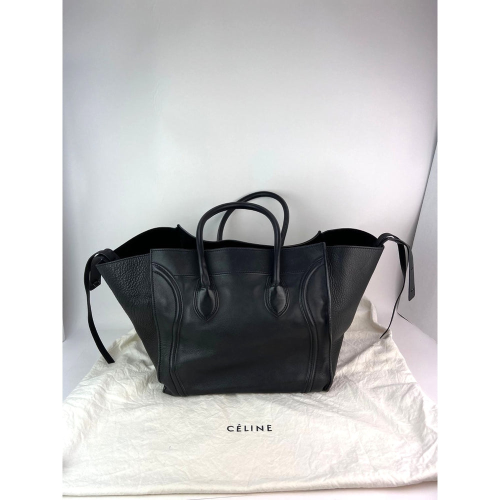 Celine Calfskin Leather Phantom Luggage Tote Bag