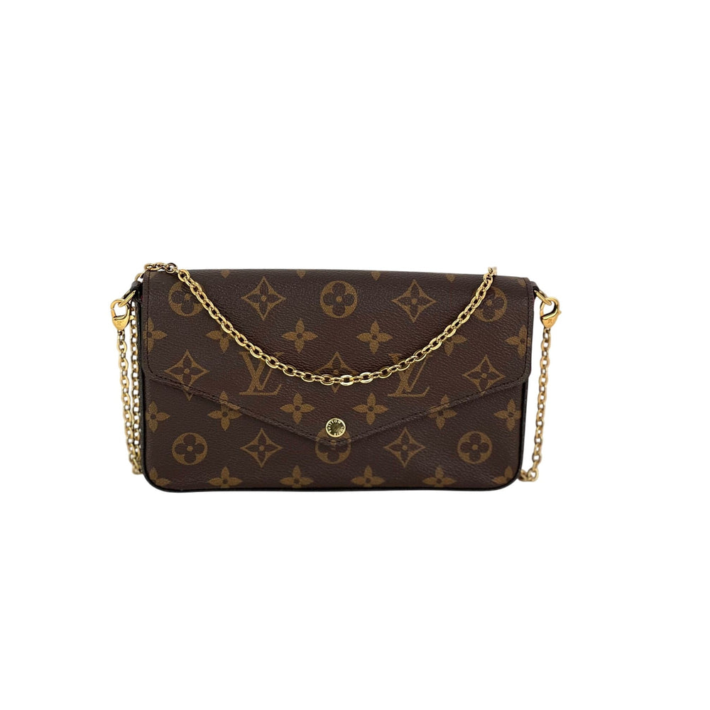 LOUIS VUITTON Felicie Pochette Monogram Crossbody Bag