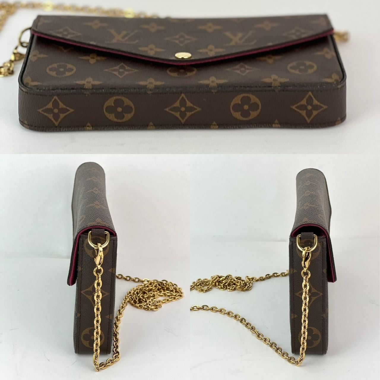 
                  
                    LOUIS VUITTON Felicie Pochette Monogram Crossbody Bag
                  
                