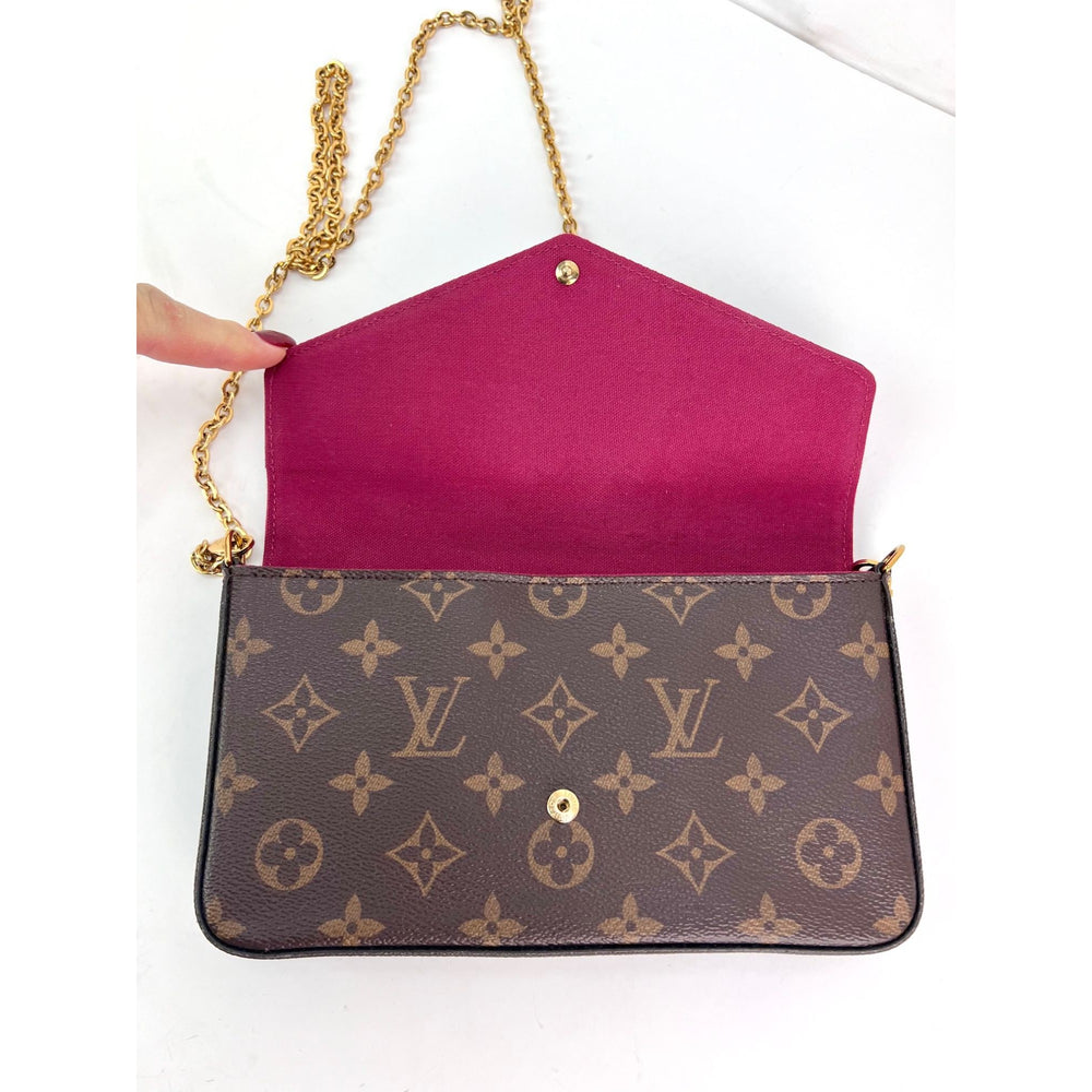 
                  
                    LOUIS VUITTON Felicie Pochette Monogram Crossbody Bag
                  
                