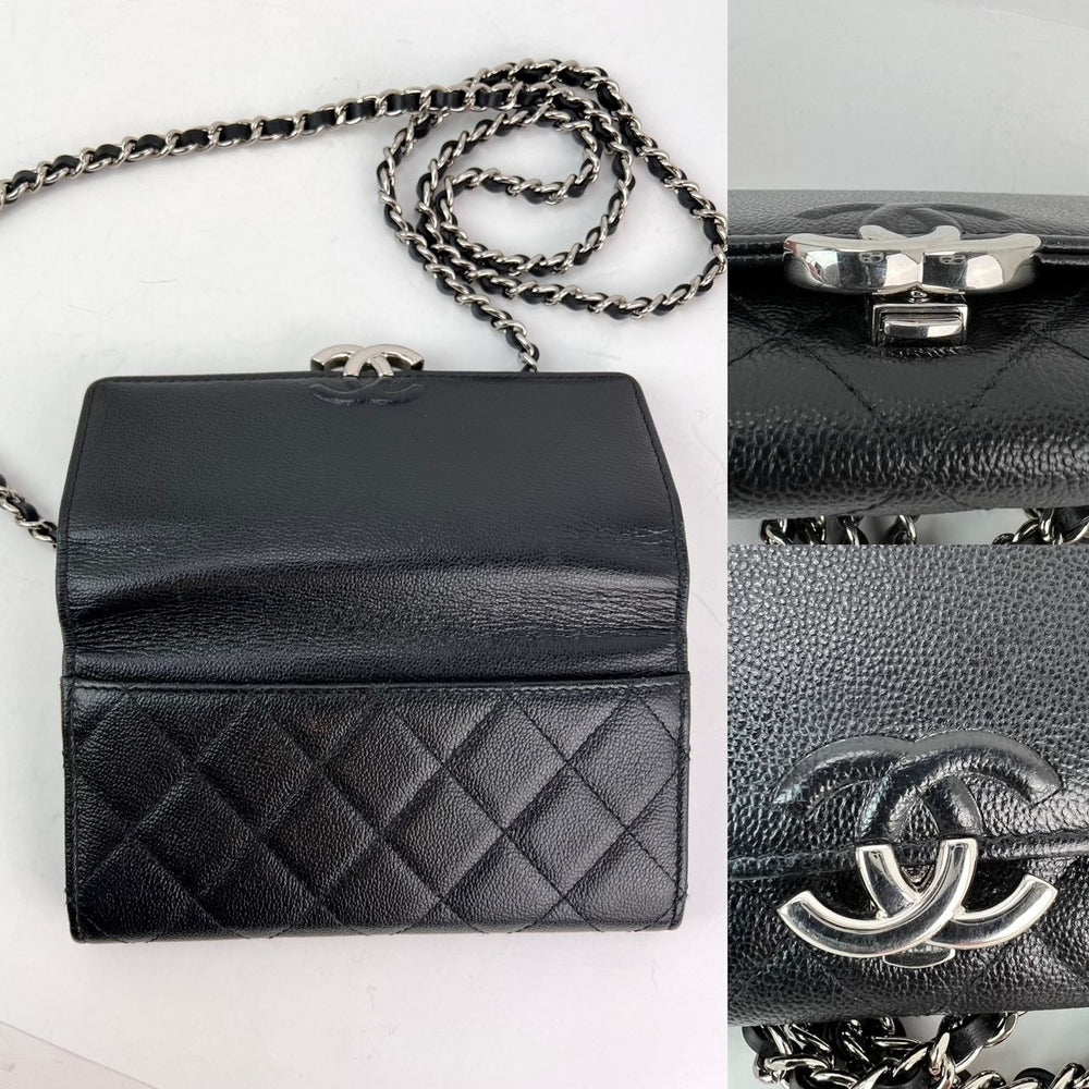 
                  
                    Chanel Grained Calfskin Quilted CC Box Flap Wallet
                  
                