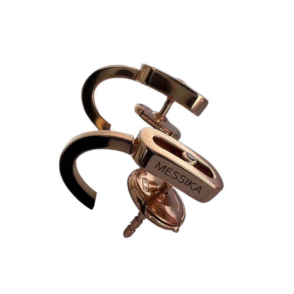 
                  
                    Messika Move Uno Mini Hoops Yellow Gold Diamond Earrings
                  
                