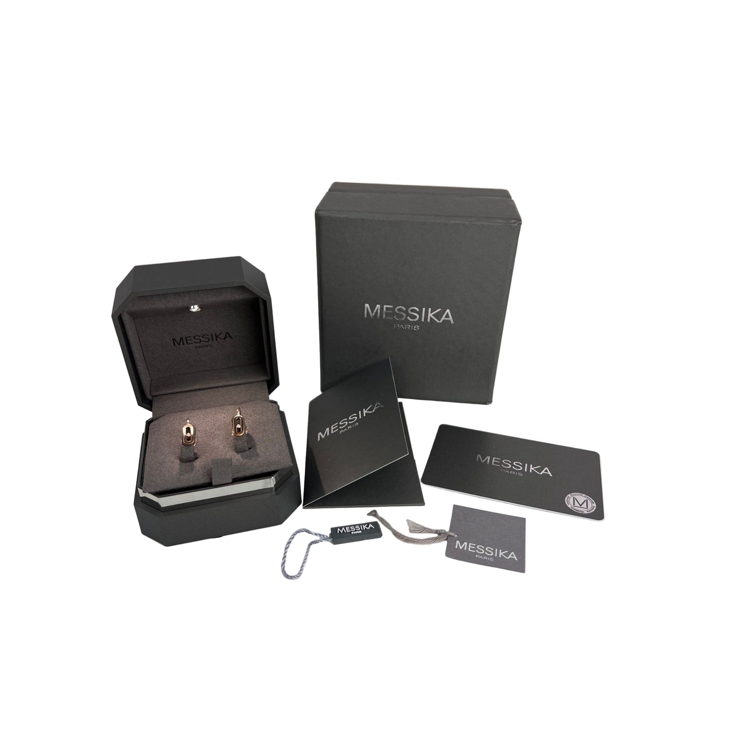 
                  
                    Messika Move Uno Mini Hoops Yellow Gold Diamond Earrings
                  
                