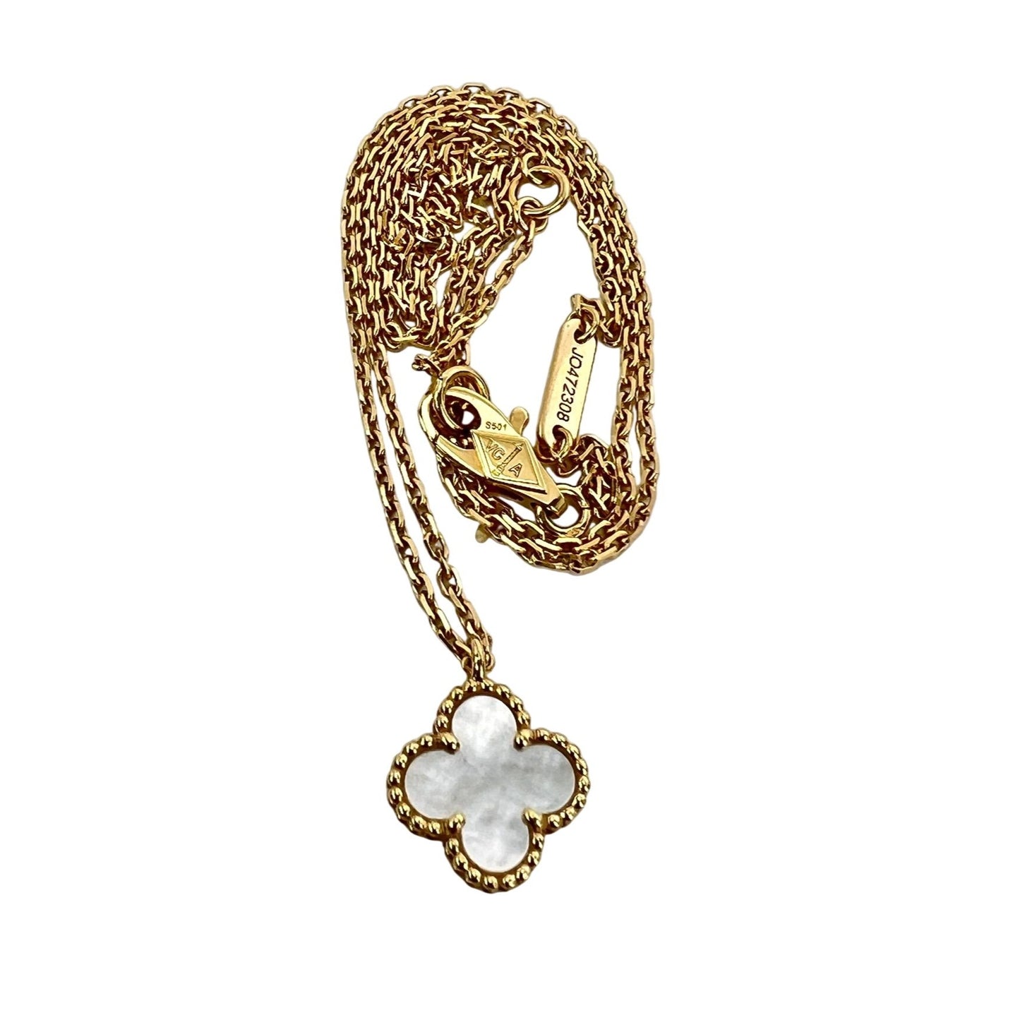 
                  
                    Van Cleef & Arpels 18K Yellow Gold Sweet Alhambra Pendant Necklace
                  
                