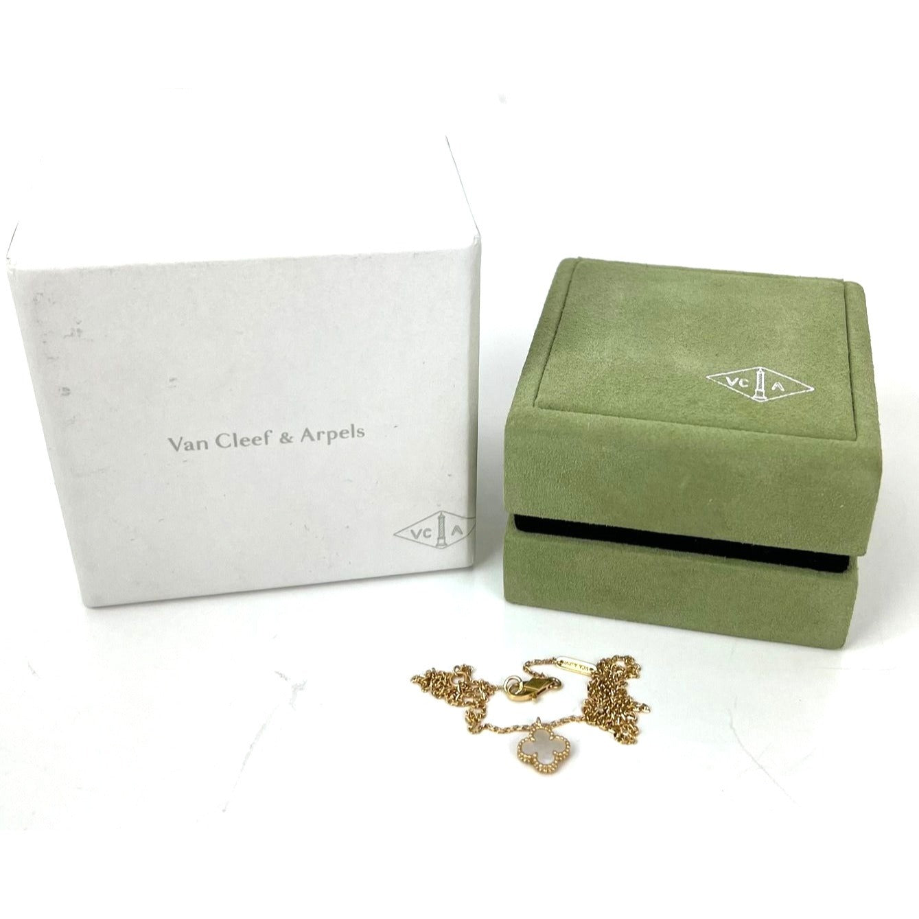 
                  
                    Van Cleef & Arpels 18K Yellow Gold Sweet Alhambra Pendant Necklace
                  
                