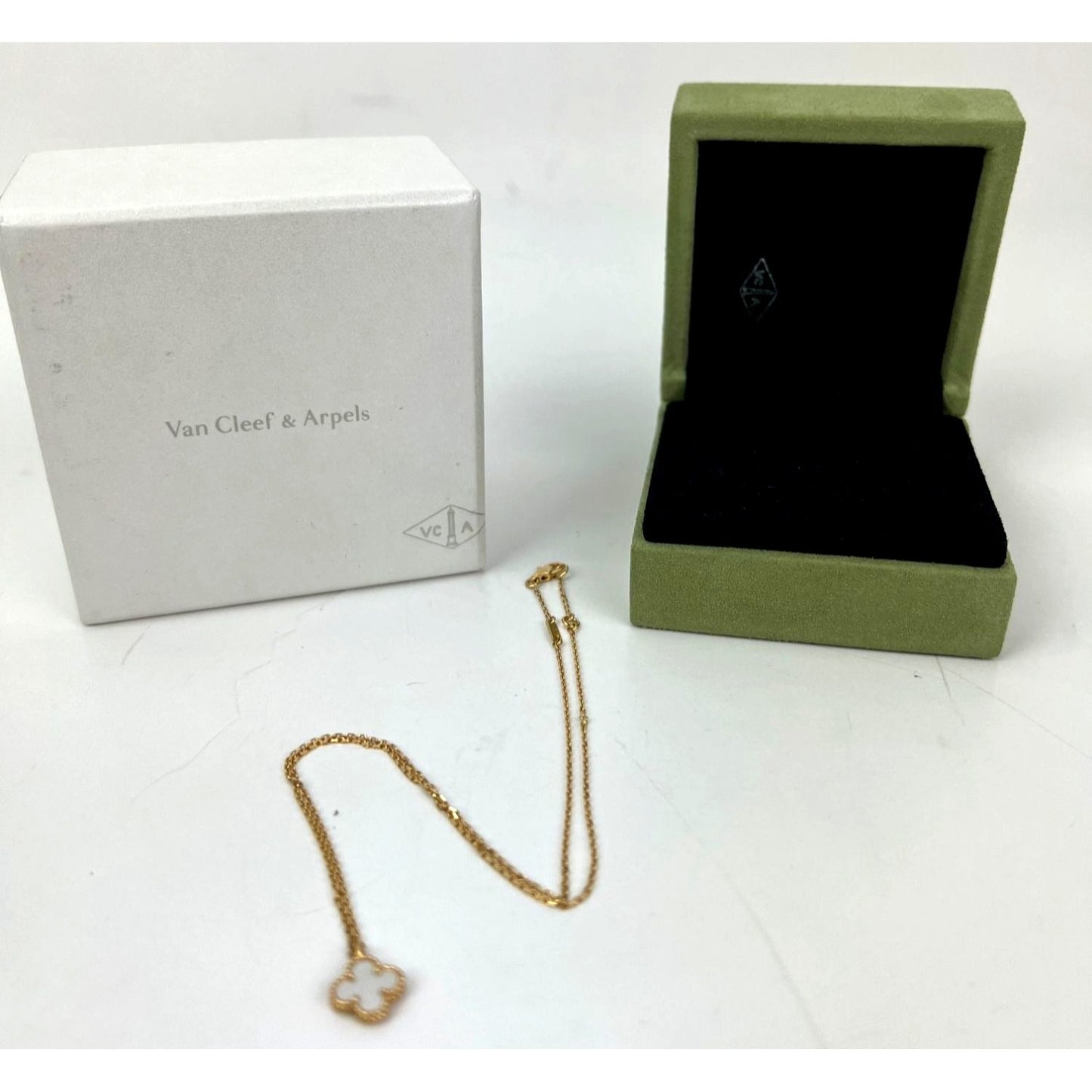 
                  
                    Van Cleef & Arpels 18K Yellow Gold Sweet Alhambra Pendant Necklace
                  
                