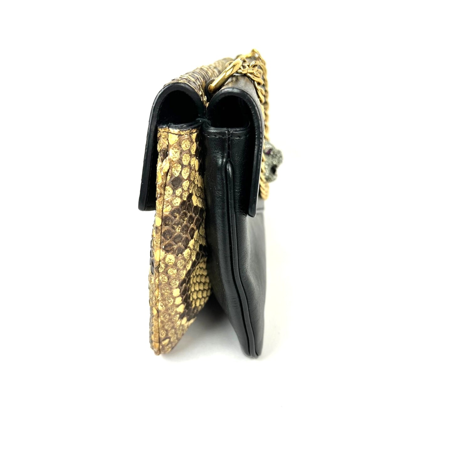 
                  
                    Gucci Thiara Double Sided Black Leather Python Crossbody Bag
                  
                
