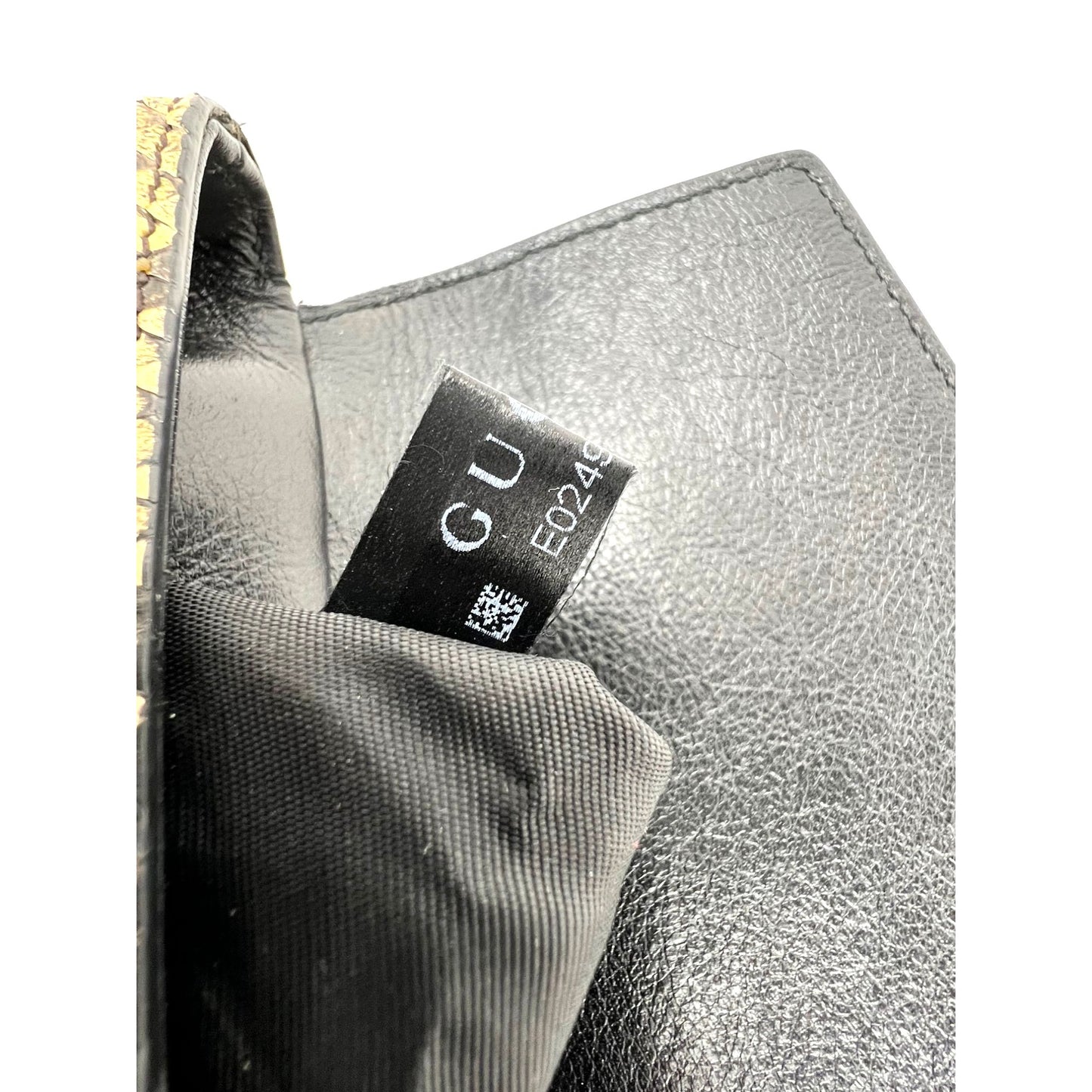 
                  
                    Gucci Thiara Double Sided Black Leather Python Crossbody Bag
                  
                