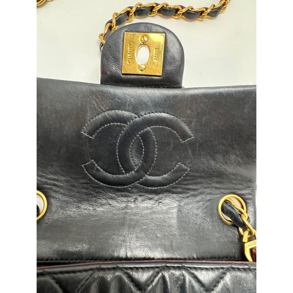 Chanel Quilted Lambskin Mini Square Flap