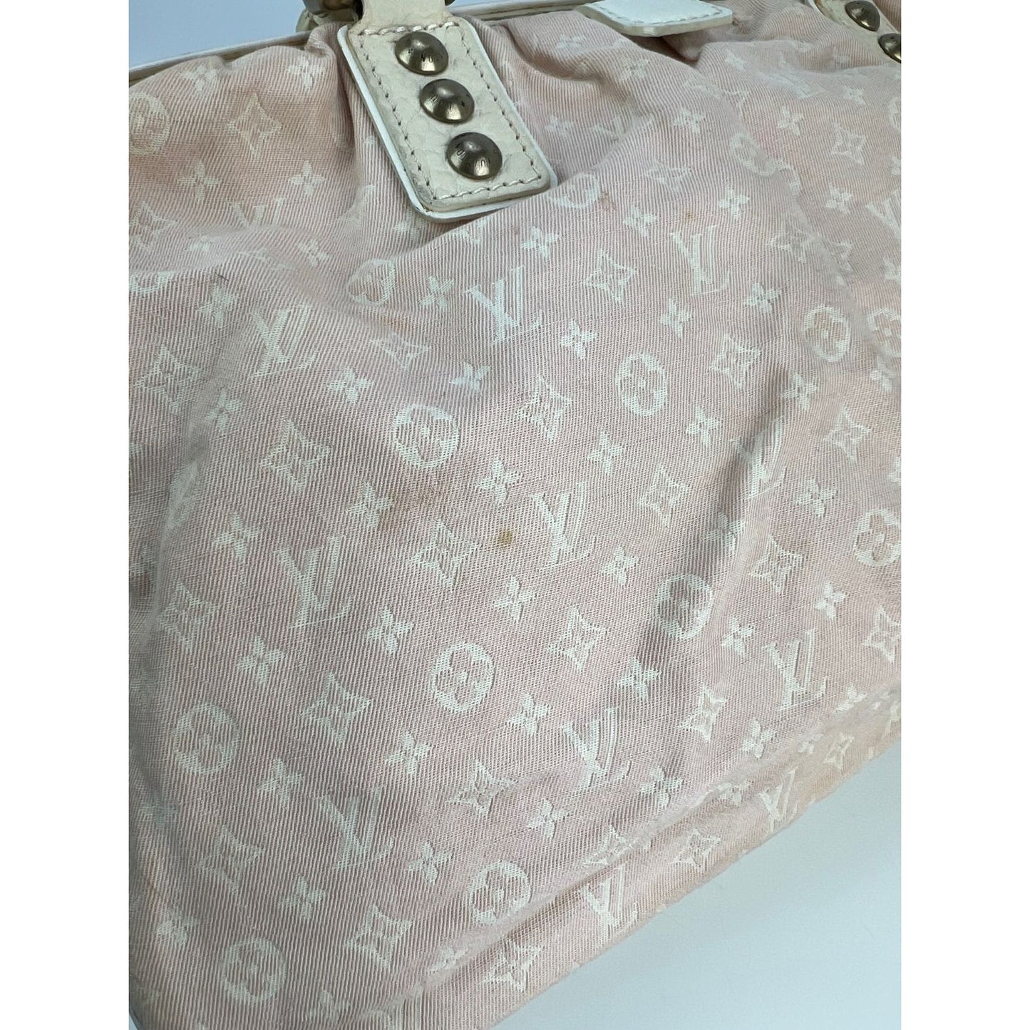 Louis Vuitton Rose Monogram Mini Lin Trapeze GM Bag - Yoogi's Closet