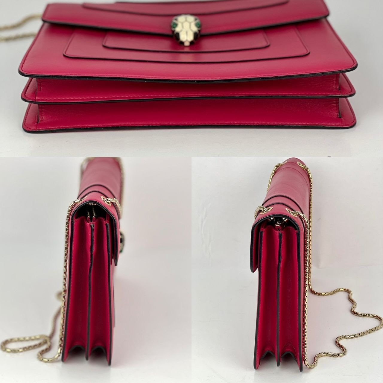 
                  
                    Bulgari Serpenti Forever Dark Pink Shoulder Bag
                  
                