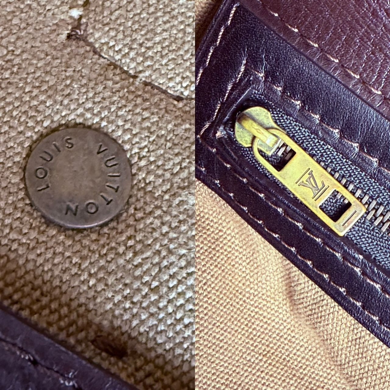 
                  
                    Louis Vuitton Vintage Utah Brown Leather Sac Weekender Travel Bag
                  
                