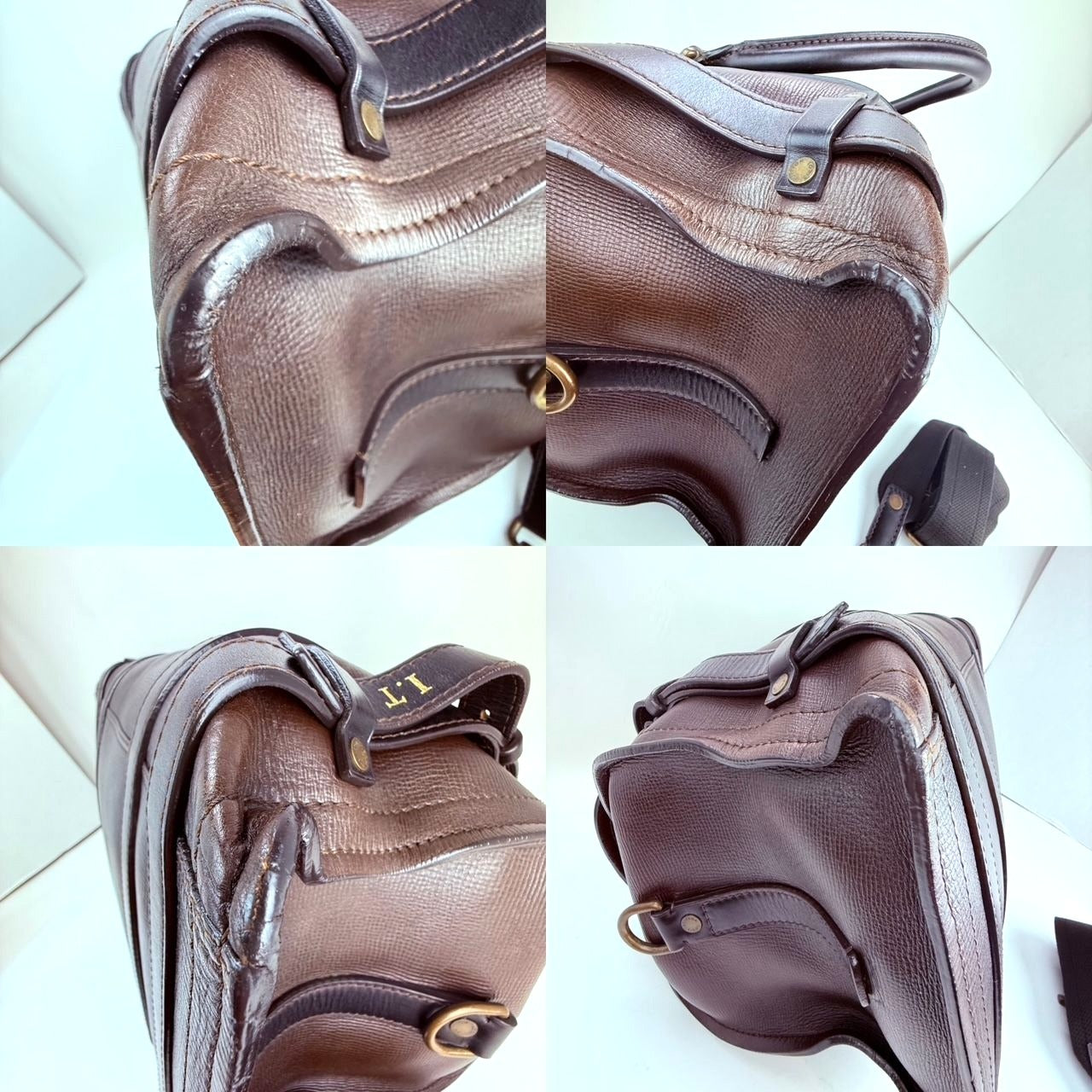 
                  
                    Louis Vuitton Vintage Utah Brown Leather Sac Weekender Travel Bag
                  
                