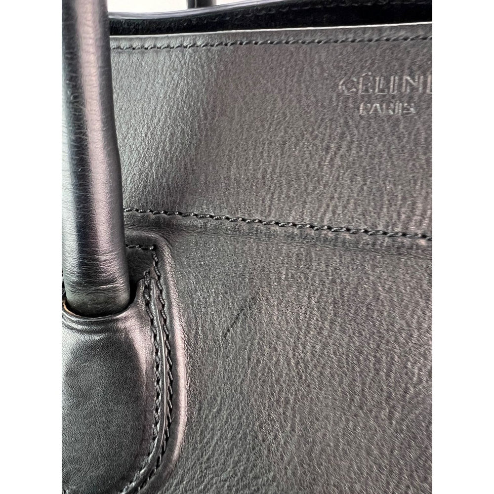 Celine Calfskin Leather Phantom Luggage Tote Bag