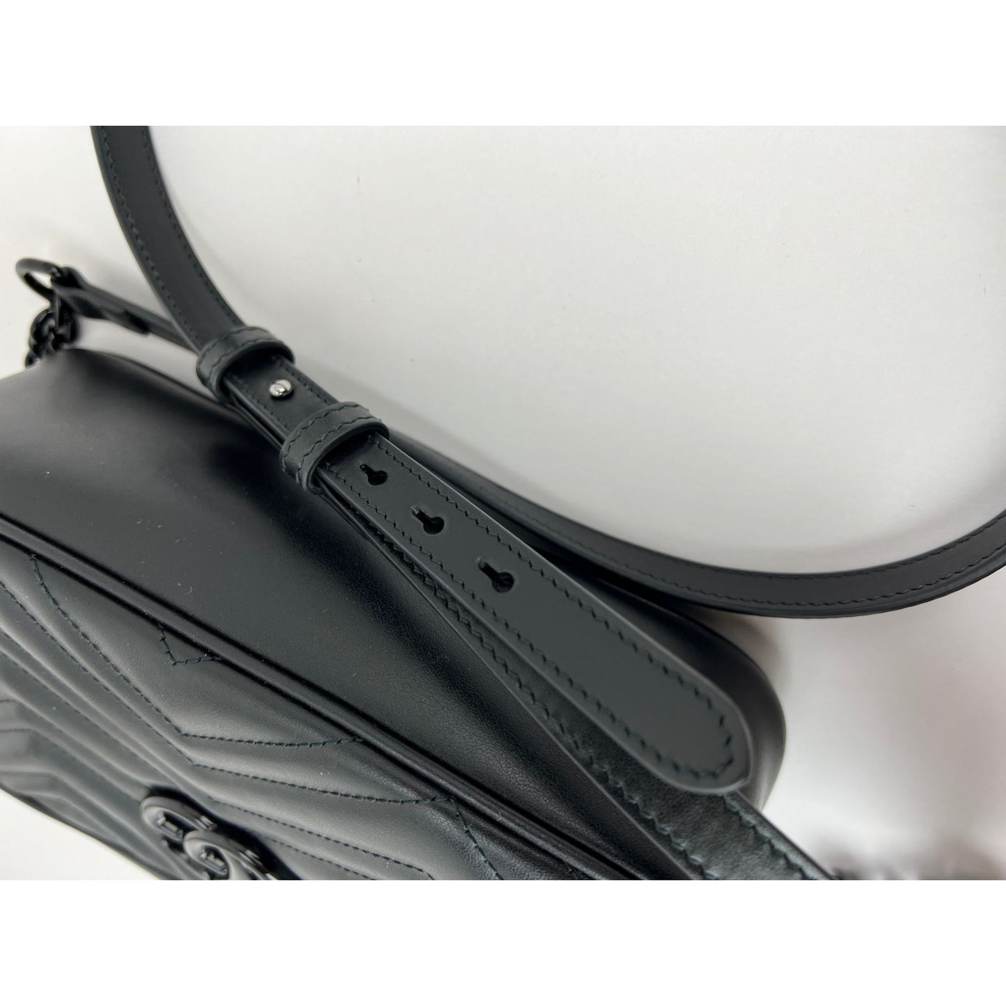 
                  
                    Gucci GG Marmont Small Camera Monochrome Crossbody Bag
                  
                