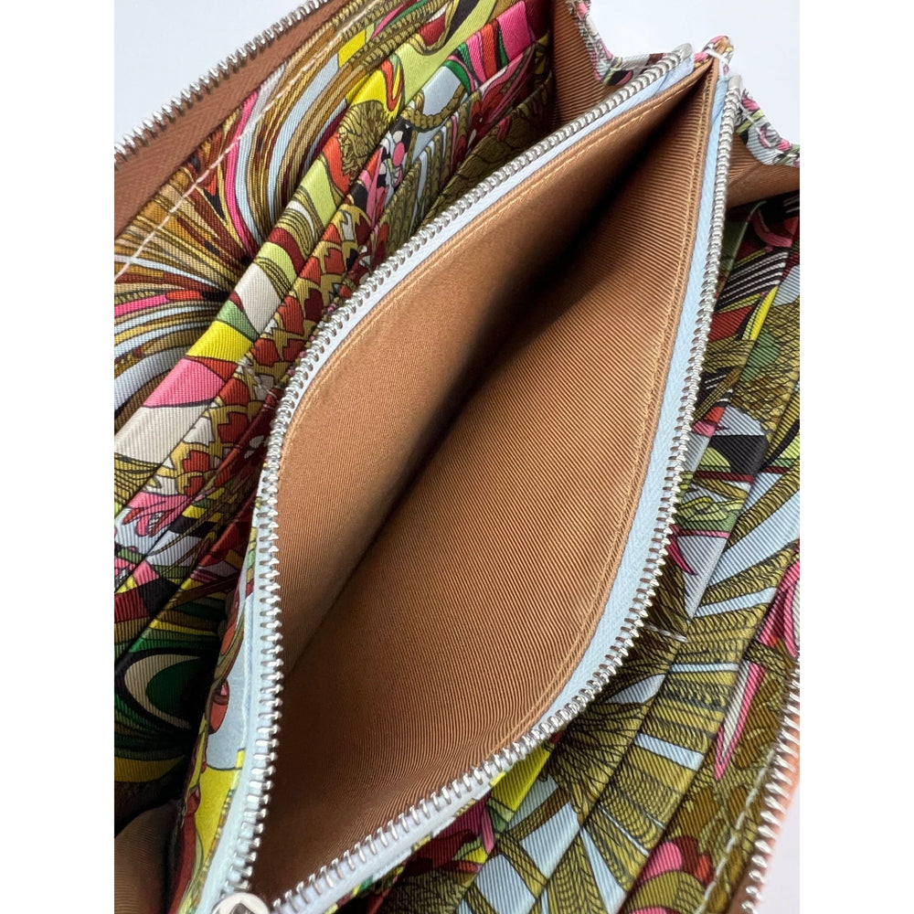 
                  
                    Hermes Gold Epson Silk in a Wallet Zip Around Long Wallet
                  
                