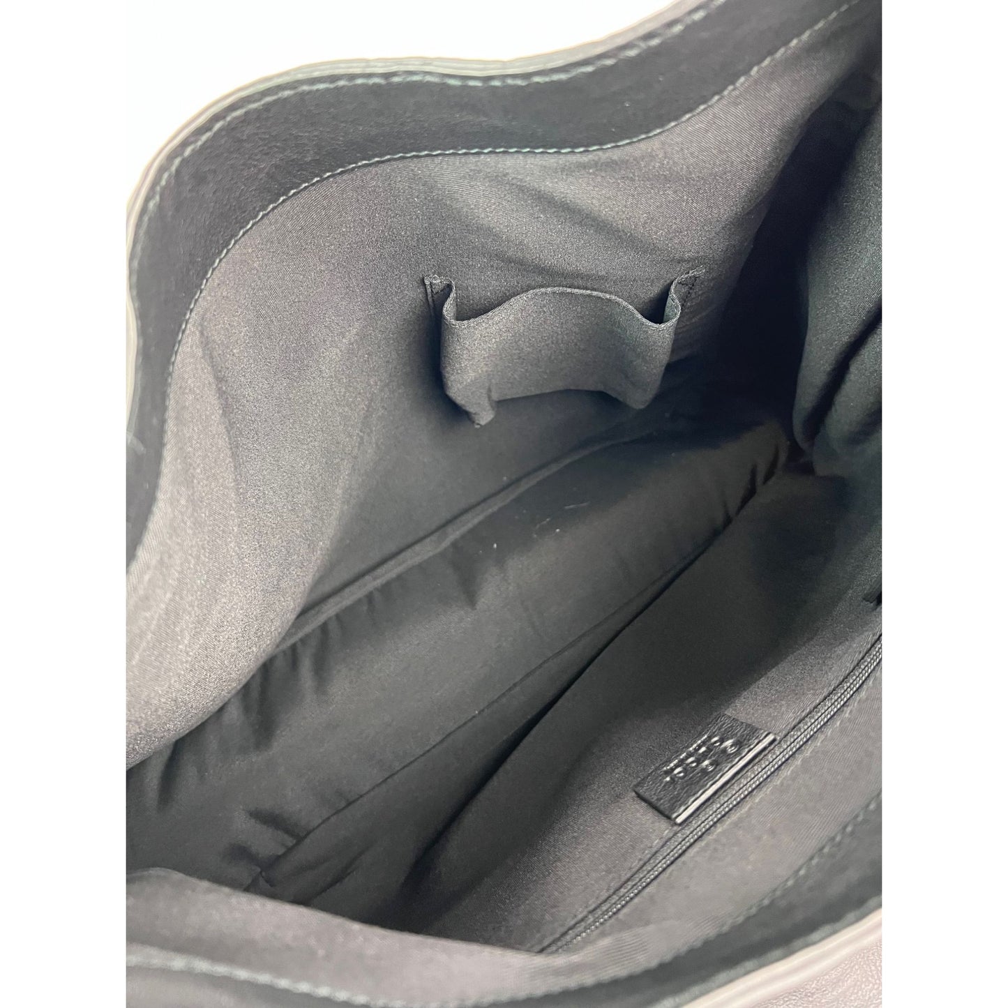 
                  
                    Gucci Guccissima Leather New Ladies Web Large Black Hobo Bag
                  
                