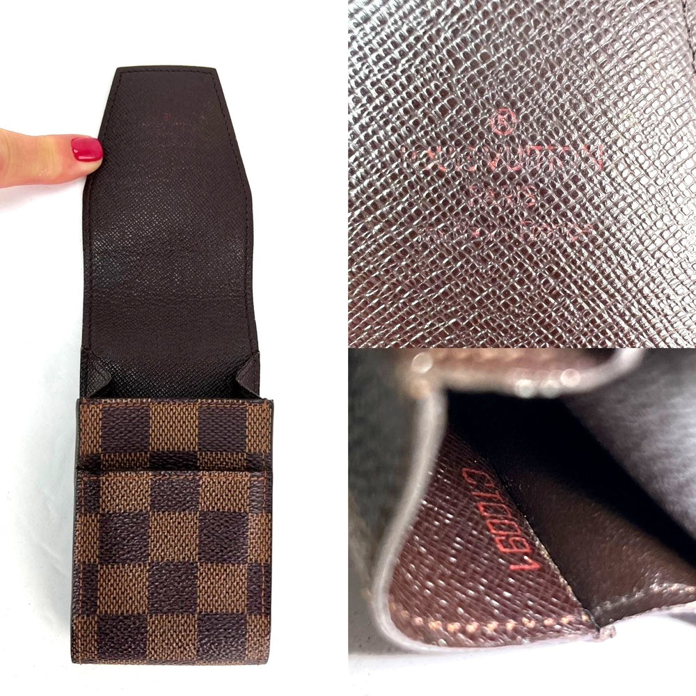 
                  
                    LOUIS VUITTON Damier Ebene Cigarette Card Cosmetic Case Pouch
                  
                