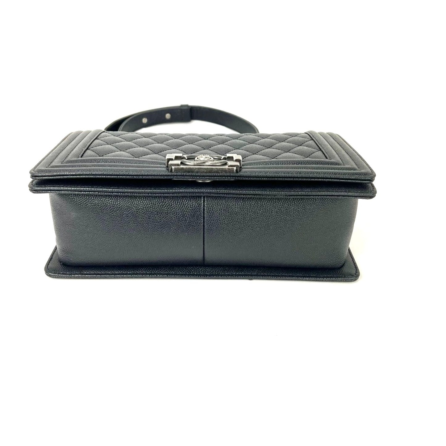 
                  
                    Chanel Caviar Quilted Medium Black Boy Flap Shoulder Bag
                  
                