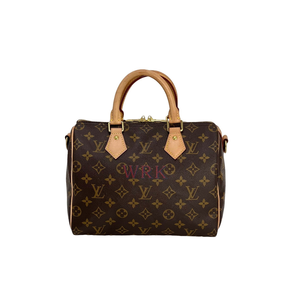 Louis Vuitton Speedy 25 Bandouliere My LV Heritage Monogram Hand Bag