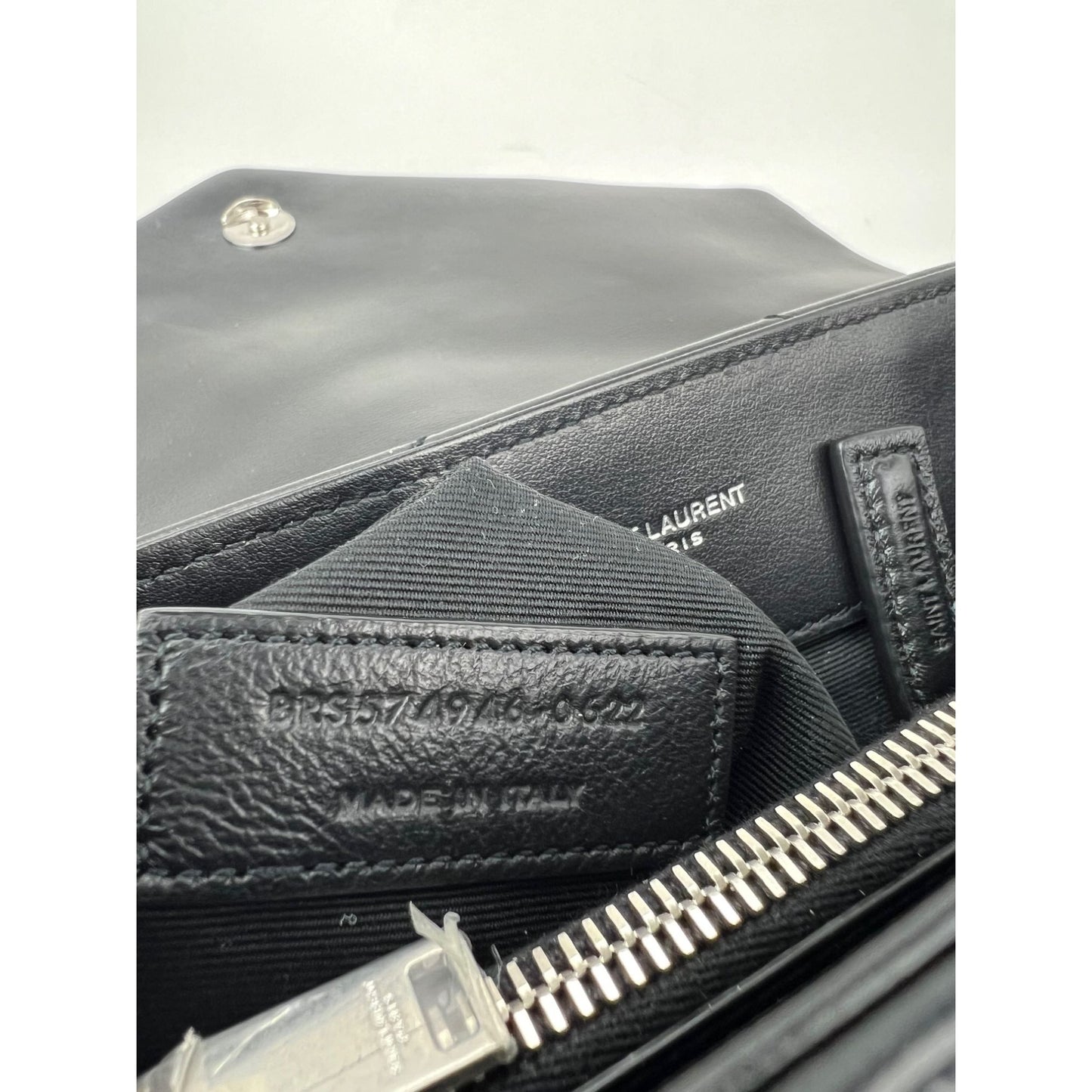 
                  
                    Saint Laurent Calfskin Medium Loulou Matelasse Black Shoulder Bag
                  
                