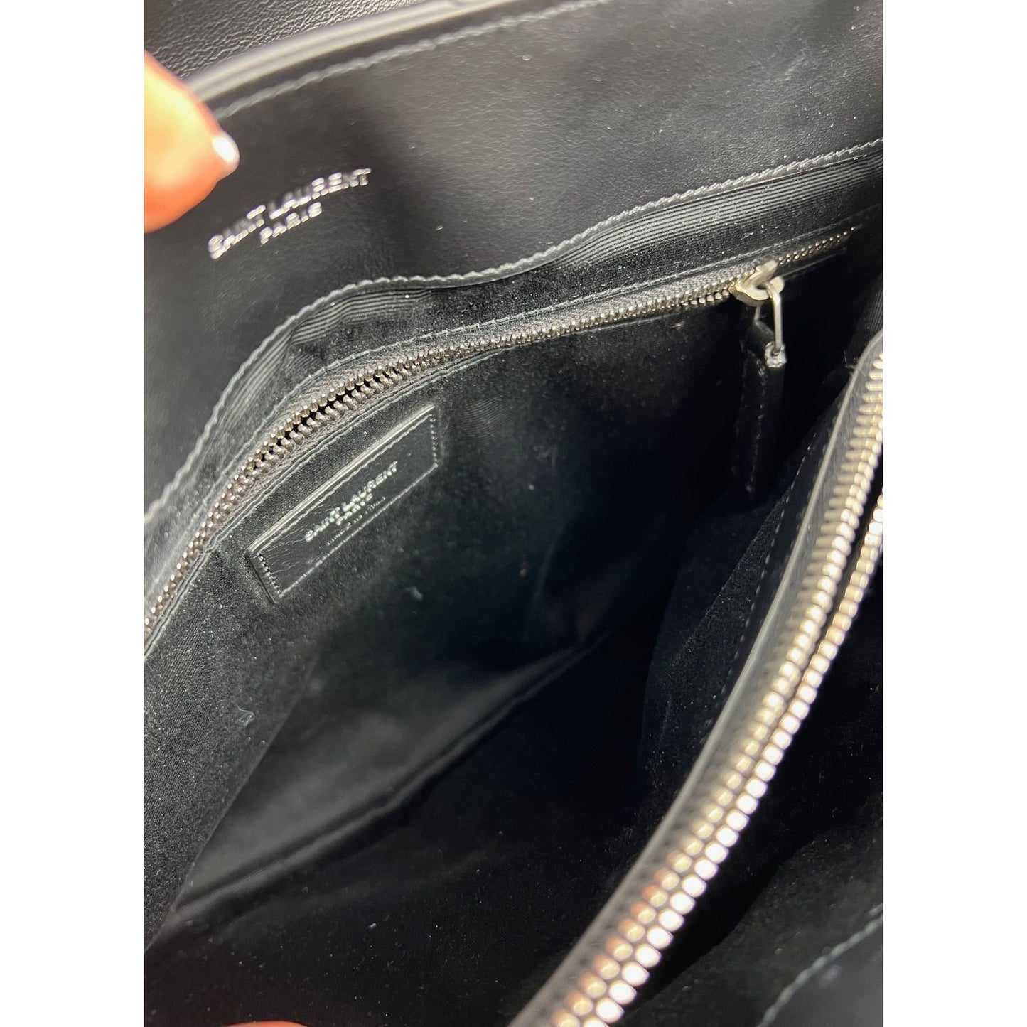 
                  
                    Saint Laurent Calfskin Medium Loulou Matelasse Black Shoulder Bag
                  
                