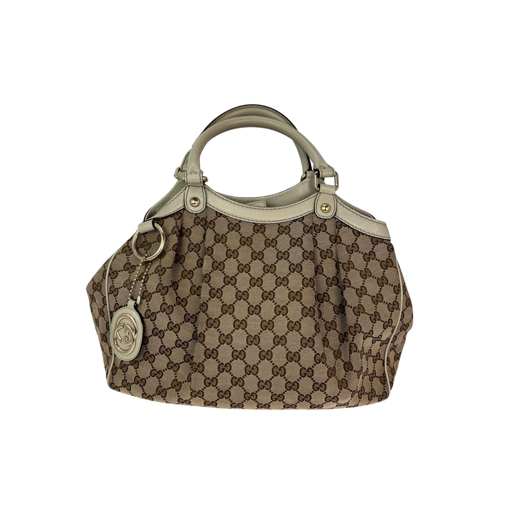 Gucci Sukey Guccissima GG Canvas Medium Hobo Shoulder Bag