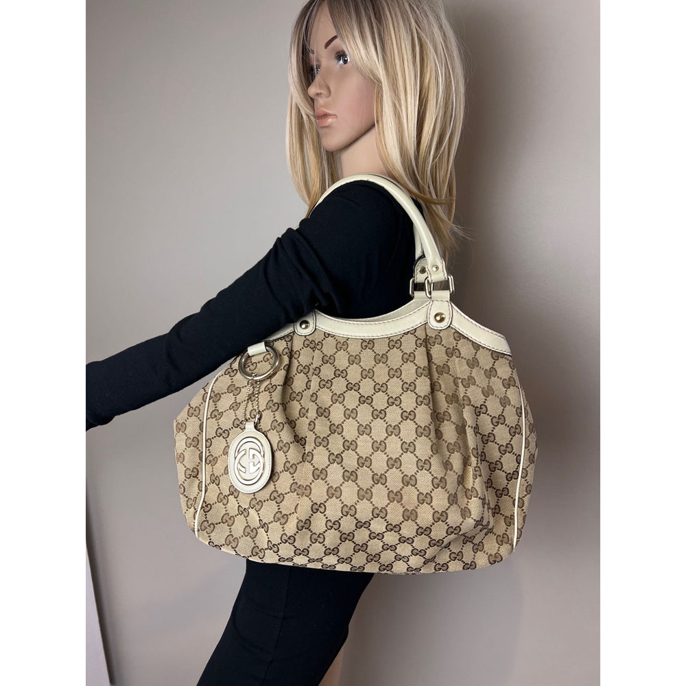 
                  
                    Gucci Sukey Guccissima GG Canvas Medium Hobo Shoulder Bag
                  
                